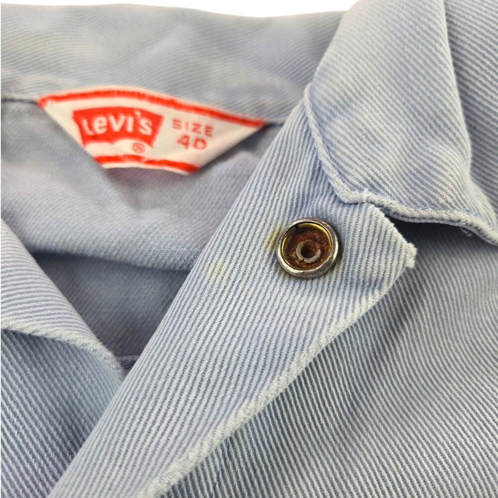 Levi's | Vintage 1970's Light Blue Jean Jacket | Size 40 (Medium) - Picture 3 of 6
